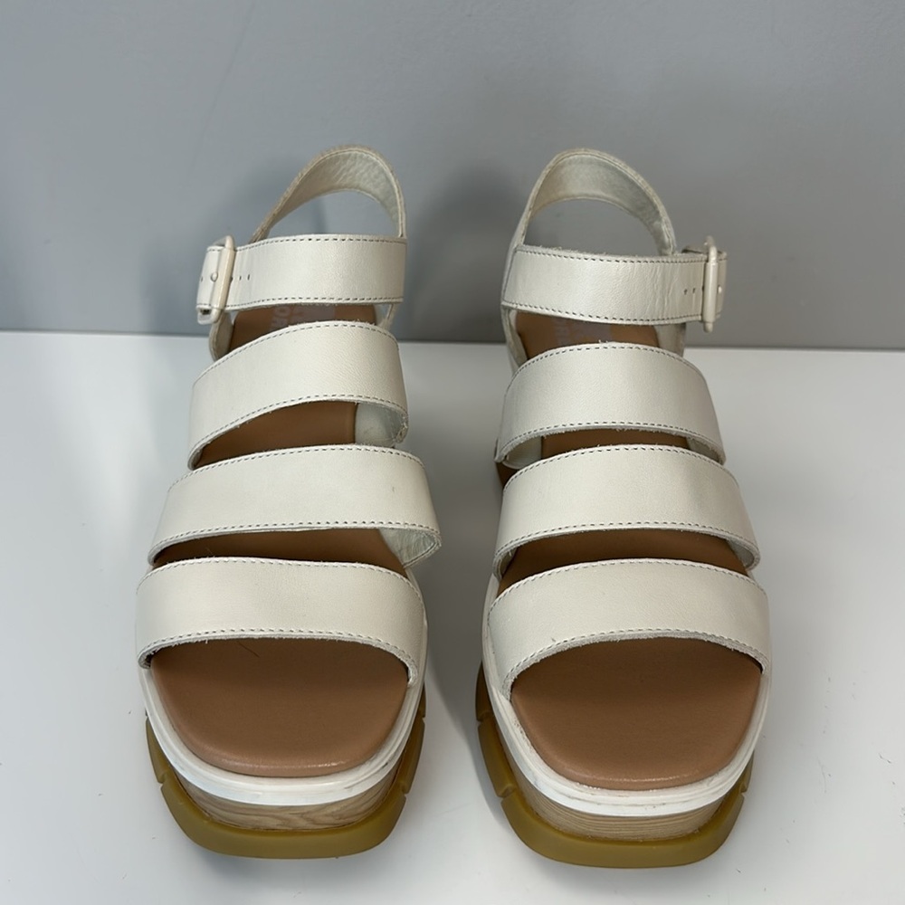 Sorel Joanie lll Ankle Strap Wedge Sandals Size 9.5 - Picture 5 of 14